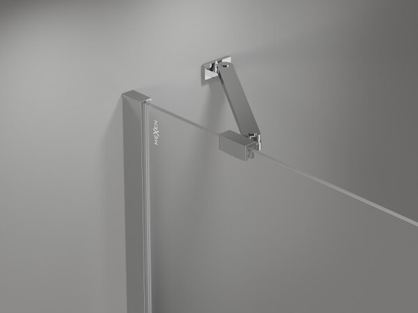 Mexen MIST, ușă de duș cu 1 aripă (1 deschidere+1 deschidere) 70x200 cm, sticlă transparentă de 6 mm, profil cromat, 8A4-070-000-01-00