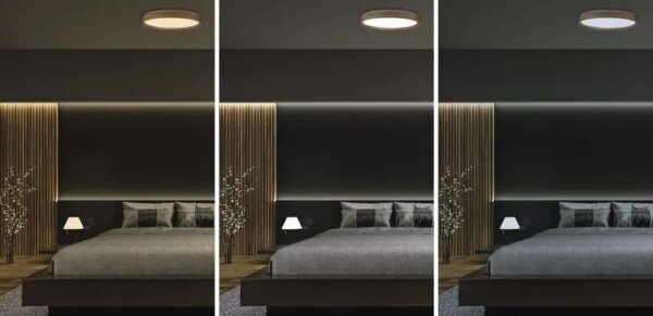 Plafonieră LED dimabilă ILVI LED/45W/230V 2700-6500K, diam. 50 cm, bej + telecomandă