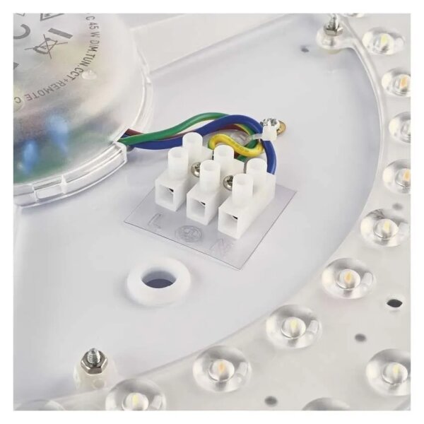 Plafonieră LED dimabilă ILVI LED/45W/230V 2700-6500K, diam. 50 cm, bej + telecomandă