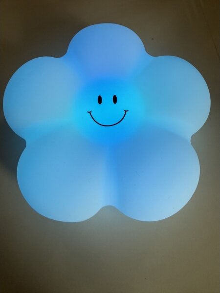 Lampă de masă tactilă pentru copii, LED RGB, alimentare 3xAAA