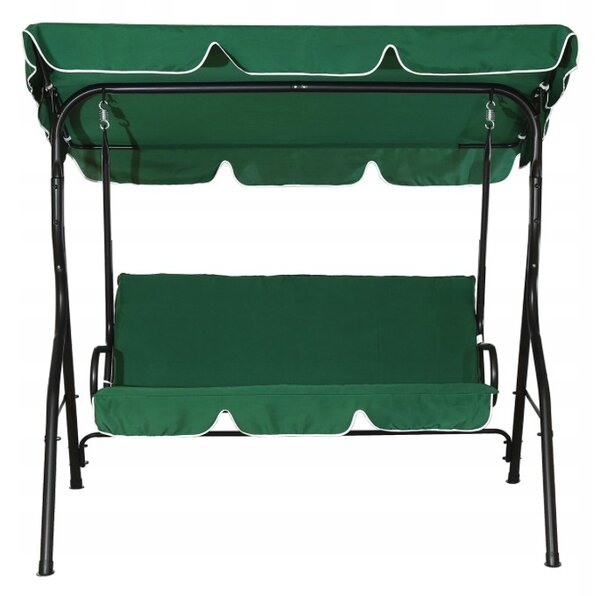 Leagăn de grădină de culoare verde închis