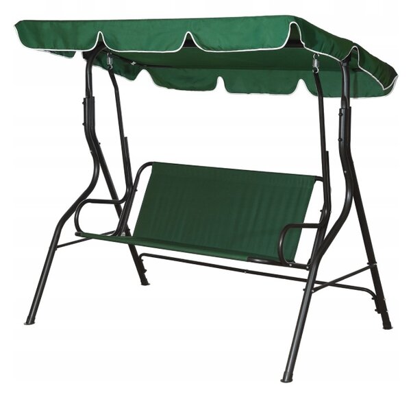 Leagăn de grădină de culoare verde închis