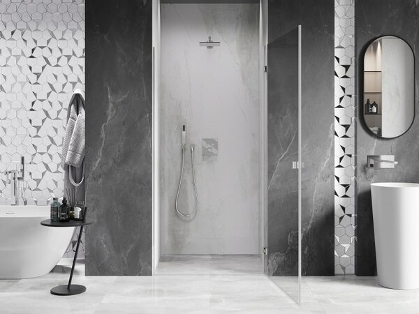 Mexen, Ușă de duș pivotantă Mexen Lunar-B dreapta 60 cm, transparentă, cromată - 832-060-000-01-00-P
