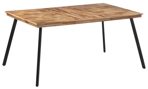 Masă de sufragerie, 169x98,5x76 cm, lemn masiv de tec