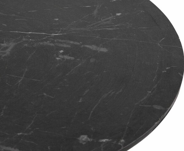 Masuta de Cafea MDF Mime, Negru, 38 x 38 x 55 - 50, 45 cm