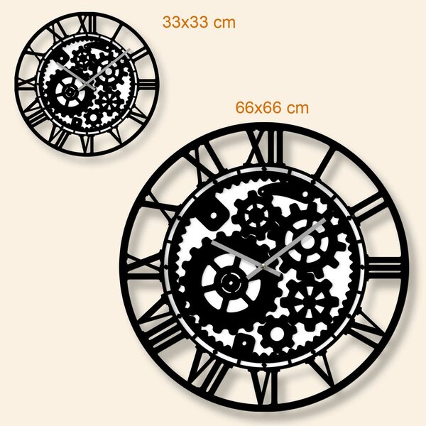DUBLEZ | Ceas decorativ de perete - Technic
