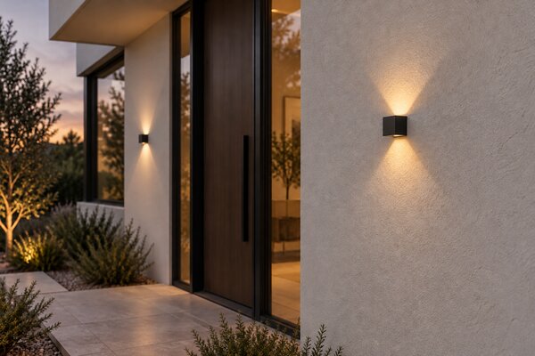 Aplica de perete LED AXIS LIGHT negru LUXON