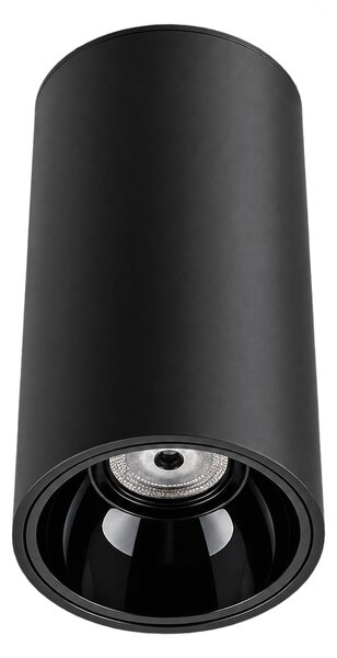 Spot aparent LED cilindric AURA LIGHT negru LUXON