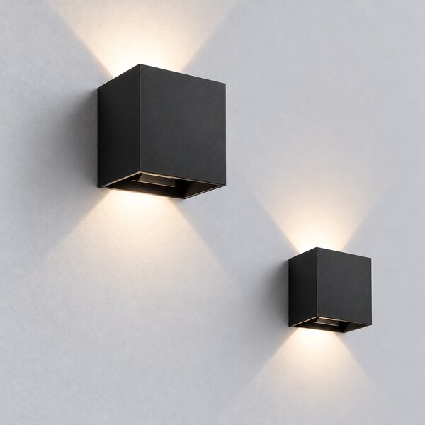 Aplica de perete LED AXIS LIGHT negru LUXON