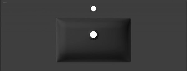 Lavoar încorporat Mexen Otis 121 x 46,5 cm, negru mat, 25181271