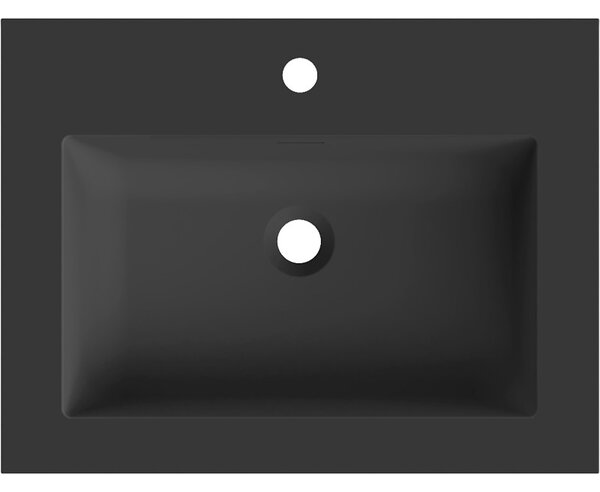 Lavoar încorporat Mexen Otis, 61 x 46,5 cm, negru mat, 25186071