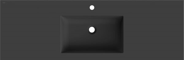 Lavoar încorporat Mexen Otis 141 x 46,5 cm, negru mat, 25181471