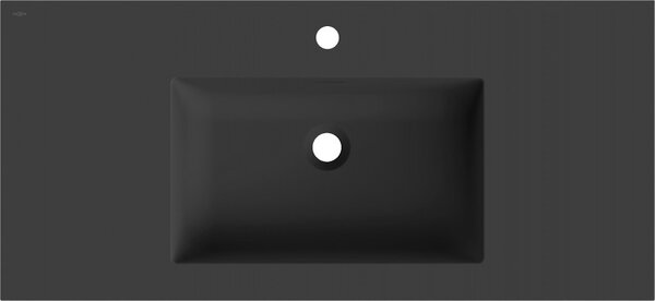 Lavoar încorporat Mexen Otis 101 x 46,5 cm, negru mat, 25181071