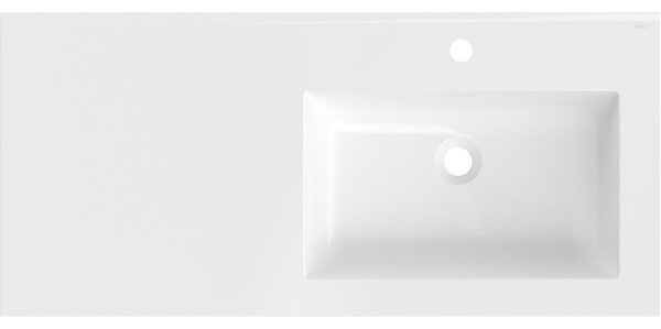 Mexen Otis, lavoar încorporat 101 x 46,5 cm, dreapta, alb lucios, 25181000P