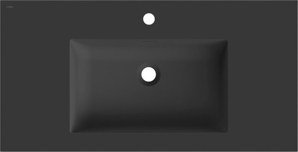 Mexen Otis, lavoar încorporat 91 x 46,5 cm, negru mat, 25189071