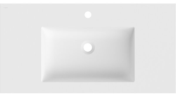 Mexen Otis, lavoar încorporat 91 x 46,5 cm, alb mat, 25189001