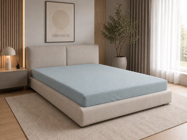 Cearsaf Jersey EXCLUSIVE gri 180 x 200 cm