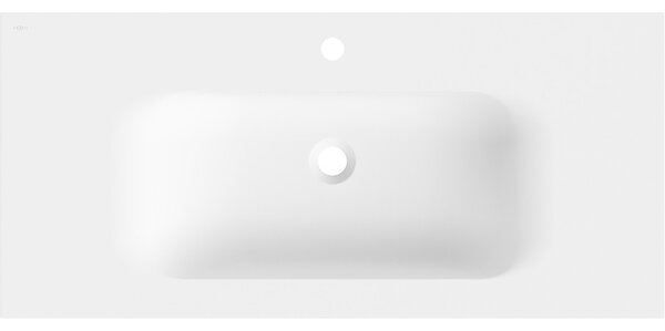 Mexen Vela, lavoar încorporat 101 x 46,5 cm, alb mat, 25231001