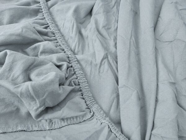 Cearsaf Jersey EXCLUSIVE gri 180 x 200 cm