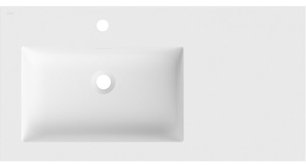 Mexen Otis, lavoar încorporat 91 x 46,5 cm, stânga, alb mat, 25189001L