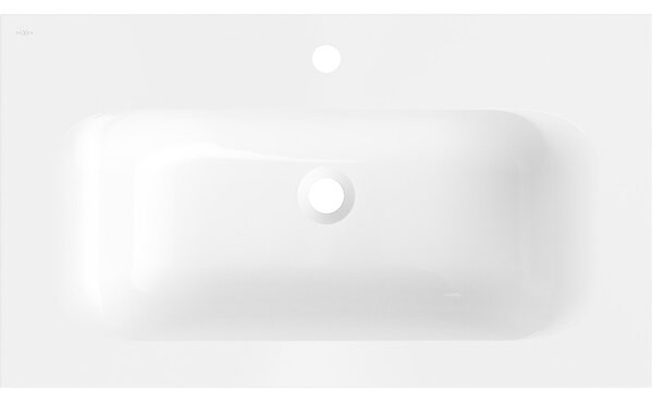 Mexen Vela, lavoar încorporat 81 x 46,5 cm, alb lucios, 25238000