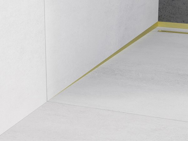 Mexen Line-B, bară de duș 120 cm, stânga, auriu mat, 185502120L