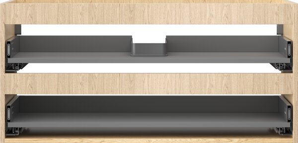 Mexen Box-A, dulap suspendat 100 cm, 2 sertare, stejar, 91AX0-1000-470-2-81