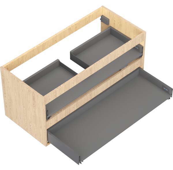 Mexen Box-A, dulap suspendat 100 cm, 2 sertare, stejar, 91AX0-1000-470-2-81
