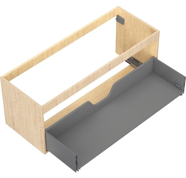 Mexen Box-A, dulap suspendat 120 cm, 1 sertar, stejar, 91AX0-1200-470-1-81