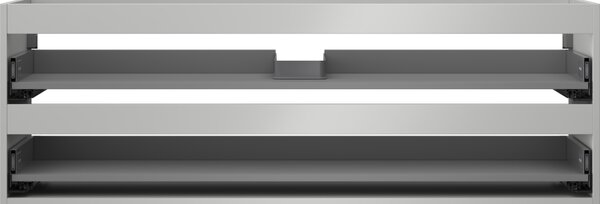 Mexen Box-A, dulap suspendat 140 cm, 2 sertare, gri mat, 91AX0-1400-470-2-62