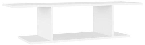 Dulap TV montaj pe perete, alb, 103x30x26,5 cm