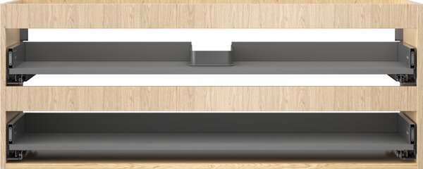Mexen Box-A, dulap suspendat 120 cm, 2 sertare, stejar, 91AX0-1200-470-2-81