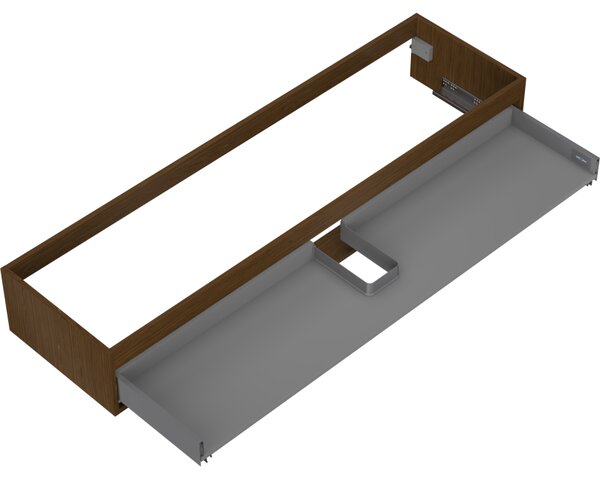 Mexen Box-A, dulap suspendat 160 cm, 1 sertar, nuc, 91AX0-1600-235-1-86