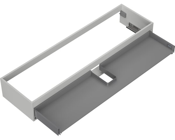 Mexen Box-A, dulap suspendat 160 cm, 1 sertar, gri mat, 91AX0-1600-235-1-62