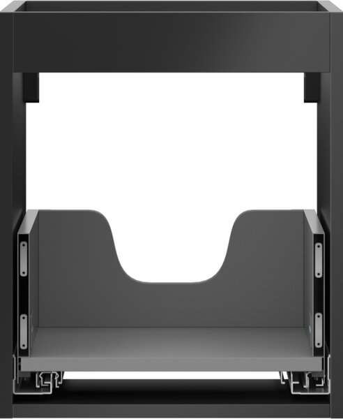 Mexen Box-A, dulap suspendat 40 cm, 1 sertar, negru mat, 91AX0-0400-470-1-71