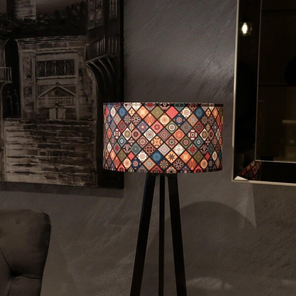 Lampadar Cooper, Multicolor, 38x38x140 cm