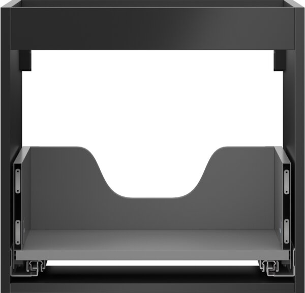 Mexen Box-A, dulap suspendat 50 cm, 1 sertar, negru mat, 91AX0-0500-470-1-71