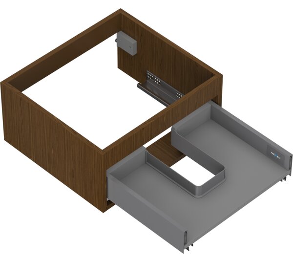 Mexen Box-A, dulap suspendat 50 cm, 1 sertar, nuc, 91AX0-0500-235-1-86