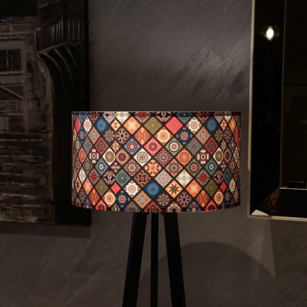 Lampadar Cooper, Multicolor, 38x38x140 cm