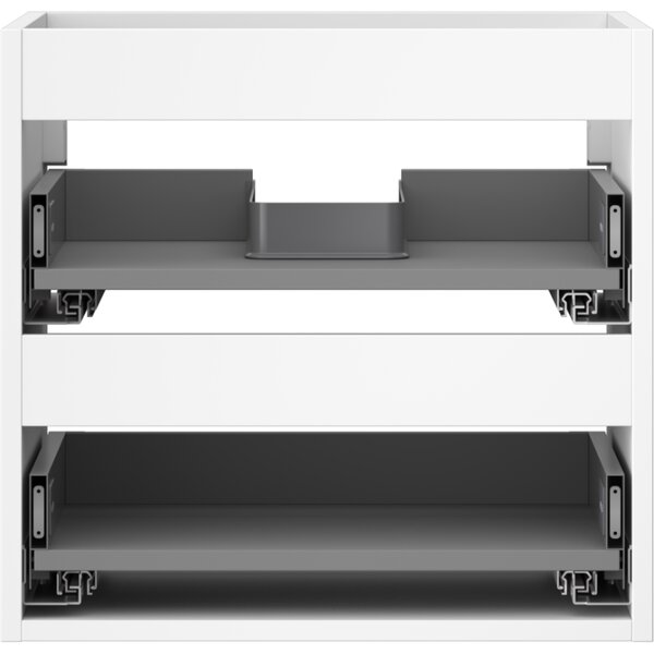 Mexen Box-A, dulap suspendat 50 cm, 2 sertare, alb mat, 91AX0-0500-470-2-01