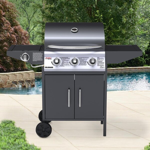 Grătar BBQ pe gaz cu arzător lateral Avenberg COLORADO