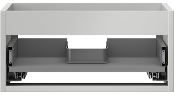 Mexen Box-A, dulap suspendat 50 cm, 1 sertar, gri mat, 91AX0-0500-235-1-62