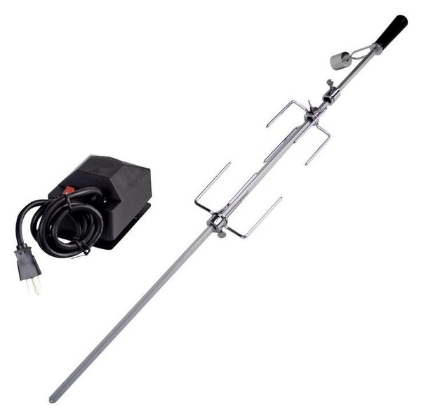 Tijă pentru grătar + frigare cu motor electric 220V FRESCA