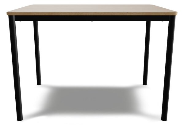 Masa CITY, stejar artisan/negru, 150x75x77 cm