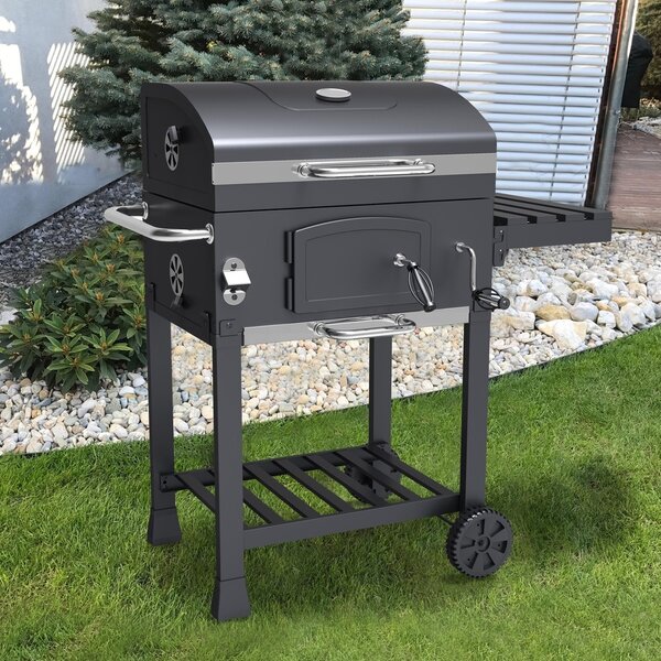 Grătar multifuncțional BBQ Avenberg GENIUS+grătar din fontă+plită+piatră pentru pizza