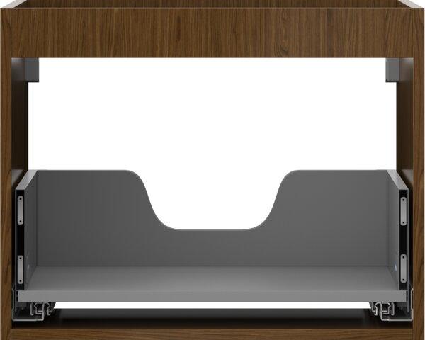 Mexen Box-A, dulap suspendat 60 cm, 1 sertar, nuc, 91AX0-0600-470-1-86