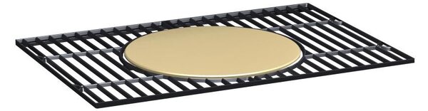 Grătar multifuncțional BBQ Avenberg GENIUS+grătar din fontă+plită+piatră pentru pizza