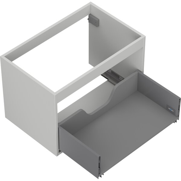 Mexen Box-A, dulap suspendat 70 cm, 1 sertar, gri mat, 91AX0-0700-470-1-62