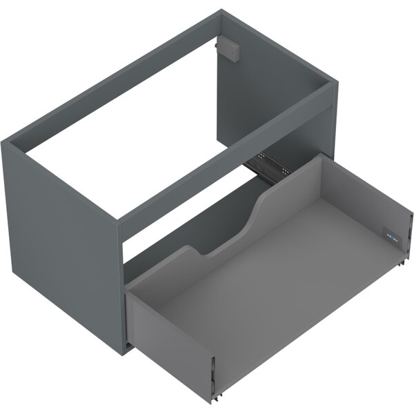 Mexen Box-A, dulap suspendat 80 cm, 1 sertar, grafit mat, 91AX0-0800-470-1-66