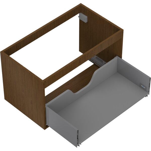 Mexen Box-A, dulap suspendat 80 cm, 1 sertar, nuc, 91AX0-0800-470-1-86